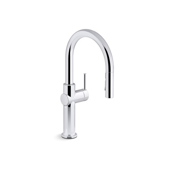 Kohler Crue Pull-Down Single-Handle Kitchen Faucet 22972-CP